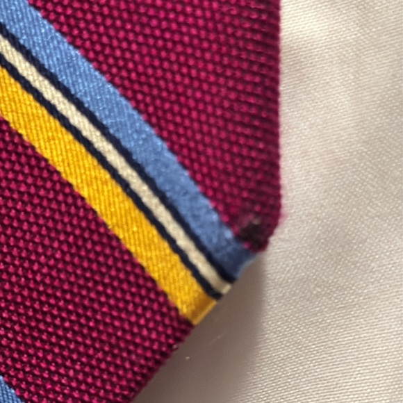 Lands’ End 100% silk Neck Tie - Brilliant Colors! - Subtle Power Flex! - Picture 9 of 9